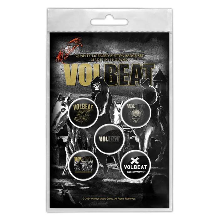 Volbeat Button Badge Pack: Outlaw Gentlemen 219912