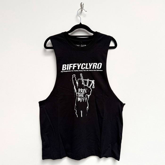 Biffy Clyro Vest T-Shirt Big Imagination (Black) 219933
