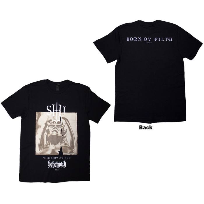 Behemoth T-Shirt: The Shit Ov God Parchment Črna 220165
