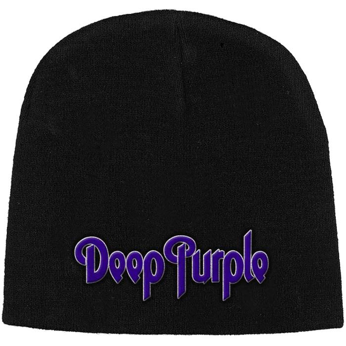 Deep Purple Unisex Beanie Hat: Logo (Črna) 220237