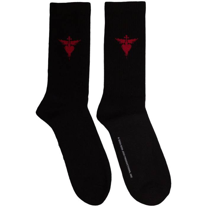 Bon Jovi Terry Nogavice: Dagger Heart (Black) 220370