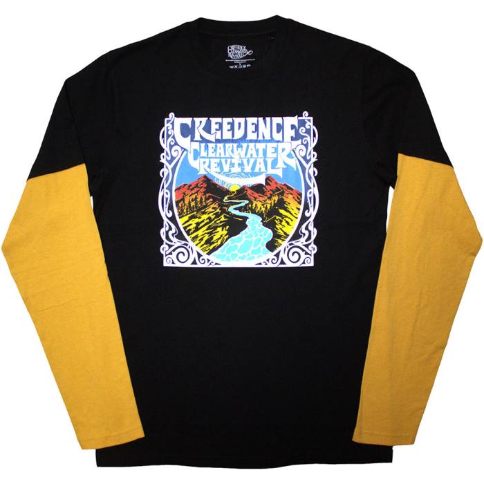 Creedence Clearwater Revival River Layered Long Sleeve T-Shirt 220568