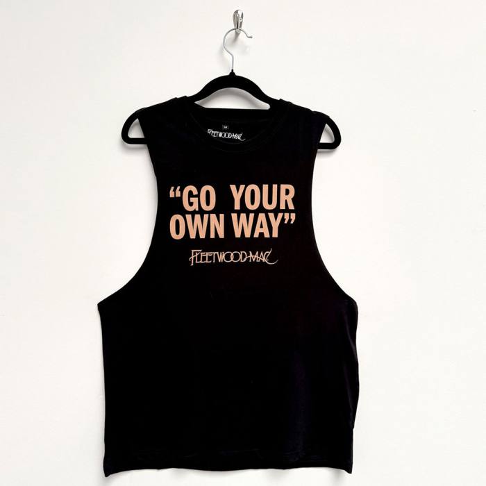 Fleetwood Mac Unisex Vest T-Shirt: Go Your Own Way (črna) 220956