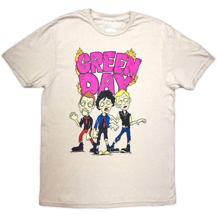 Green Day Unisex T-Shirt: Walking Zombies (Peščena) 221040