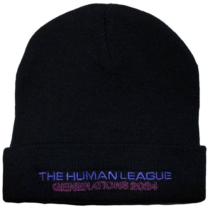 The Human League Unisex Beanie Hat: Generations Tour '24 (Black) (Ex-Tour)  221141