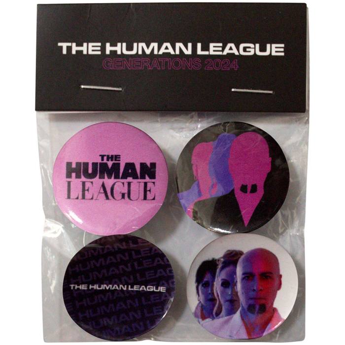 The Human League Pin Badge Set: Generations Tour '24 (Ex-Tour) 221149