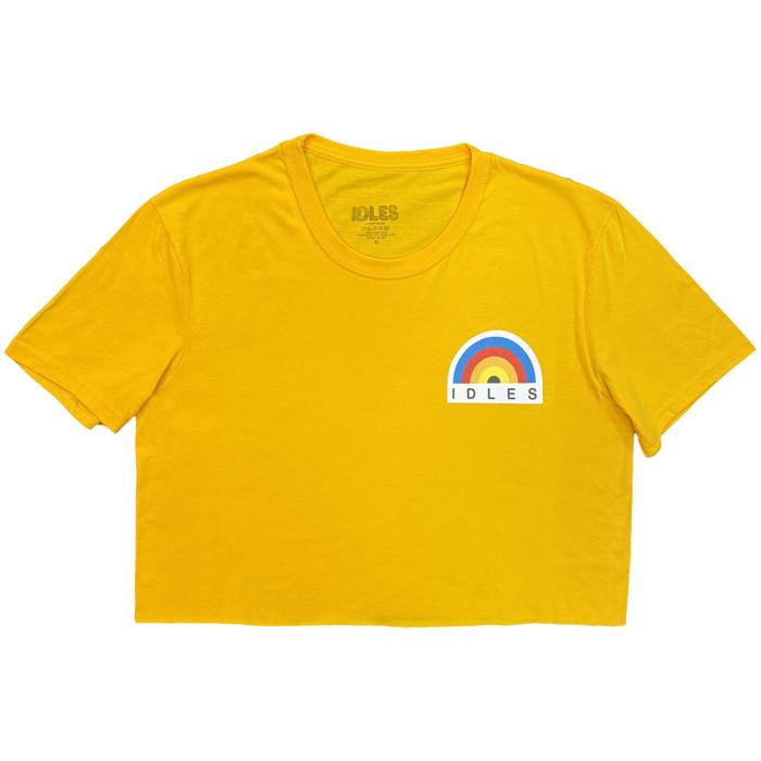 Idles ženski Crop Top Rainbow (Yellow) 221204