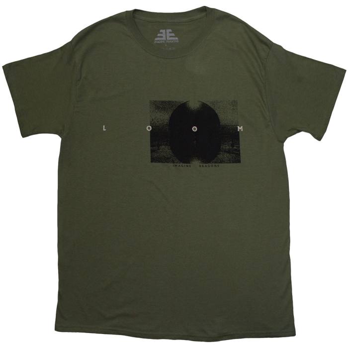 Imagine Dragons Unisex T-Shirt: Loom Dark Circle (zelena) 221216