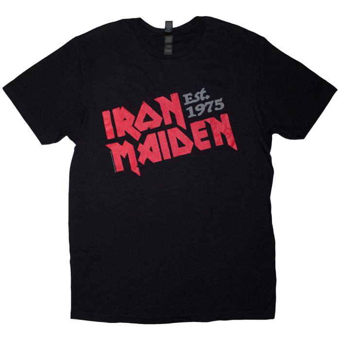 Iron Maiden Est. 1975 Slanted Logo T-Shirt 221283