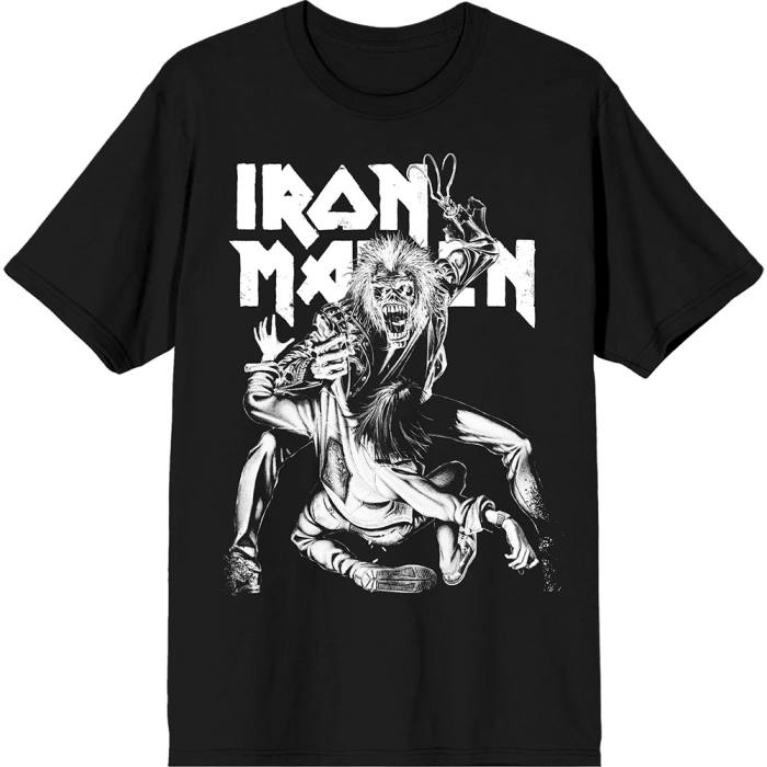 Iron Maiden Unisex T-Shirt: No Prayer Claw Crop (črna) 221301
