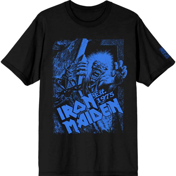 Iron Maiden Est. 1975 No Prayer Grave Blue T-Shirt 221379