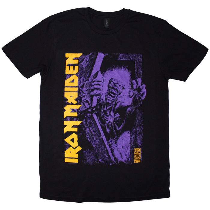 Iron Maiden Est. 1975 No Prayer Grave Purple T-Shirt 221385