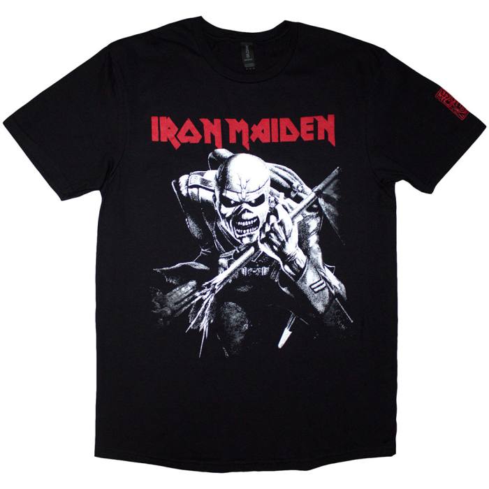 Iron Maiden 50 Trooper Charge White T-Shirt 221401
