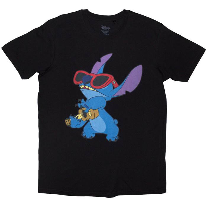 Disney Lilo & Stitch Guitar T-Shirt (Black) 221559