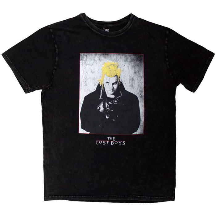 The Lost Boys Unisex Stone Wash T-Shirt David Poster (črna) 221649