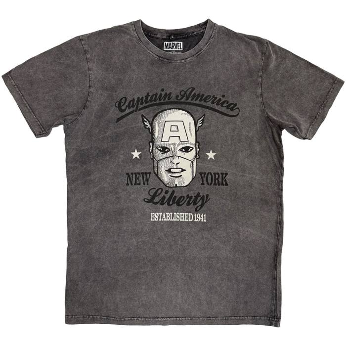 Marvel Stone Wash T-Shirt: Captain America Est. 1941 221785