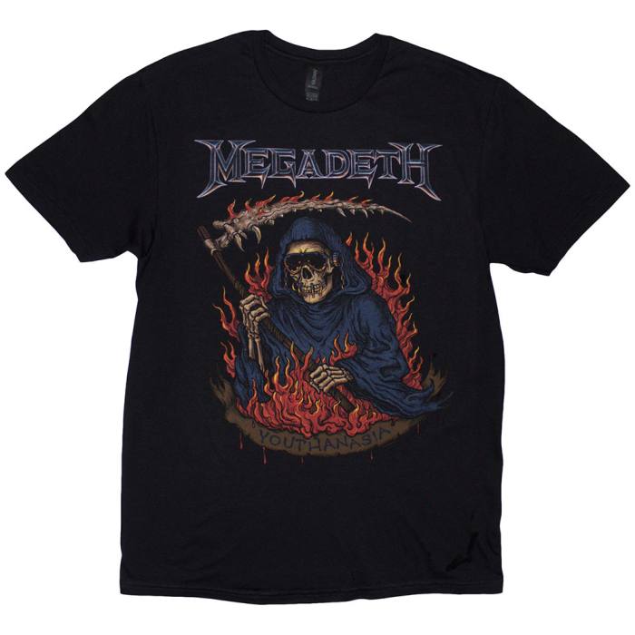 Megadeth Youthanasia Flames T-Shirt 221972