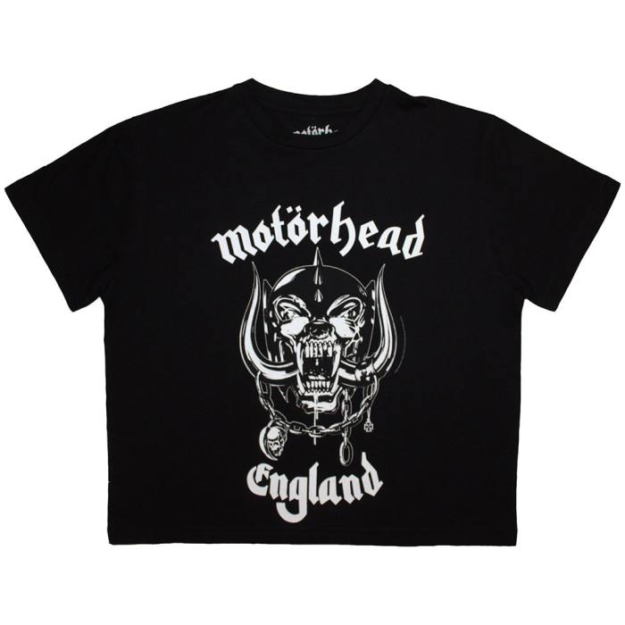 Motorhead Ladies Crop Top England (črna) 222023