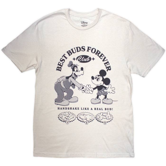 Disney Unisex T-Shirt: MM Best Buds Forever Club (natural) 222261