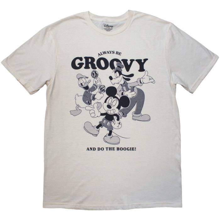 Disney Unisex T-Shirt: MM Always Be Groovy (Natural) 222279