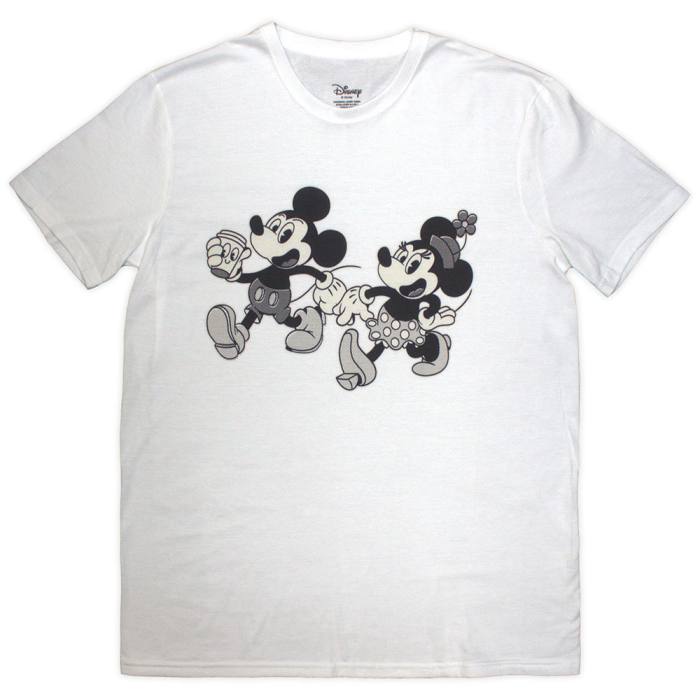 Disney Unisex T-Shirt: Mickey & Minnie (White) 222285