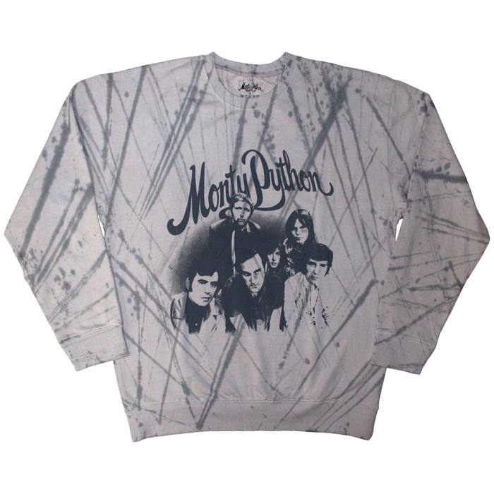 Monty Python Unisex Sweatshirt: Group Shot (Grey) (Wash Collection) 222324