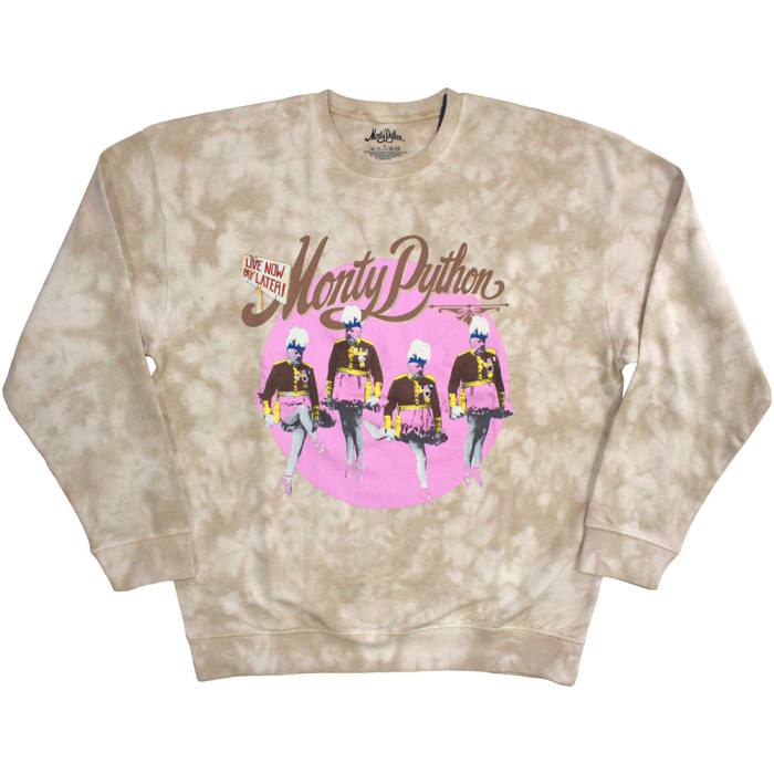 Monty Python Unisex Sweatshirt: Pay Later (Sand) (Wash Collection) 222330