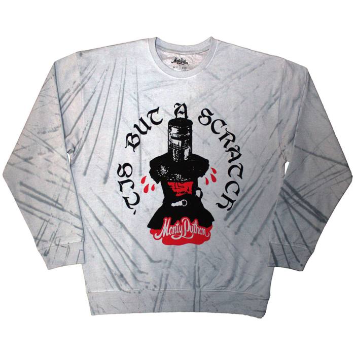 Monty Python Unisex Sweatshirt: Scratch (Grey) (Wash Collection) 222336
