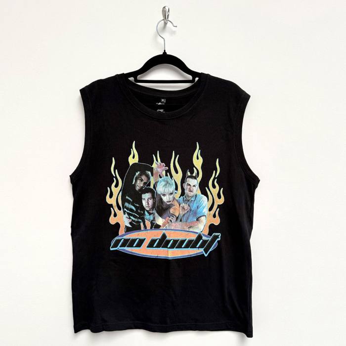 No Doubt Unisex Tank T-Shirt: Retro (Črna) 222553