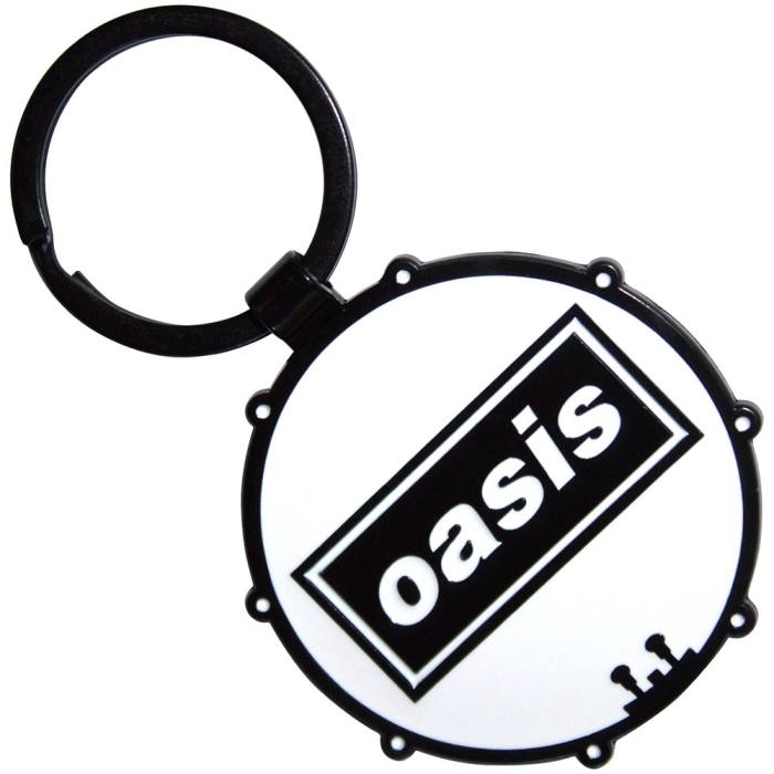 Oasis Keychain: Decca Logo Drum 222571