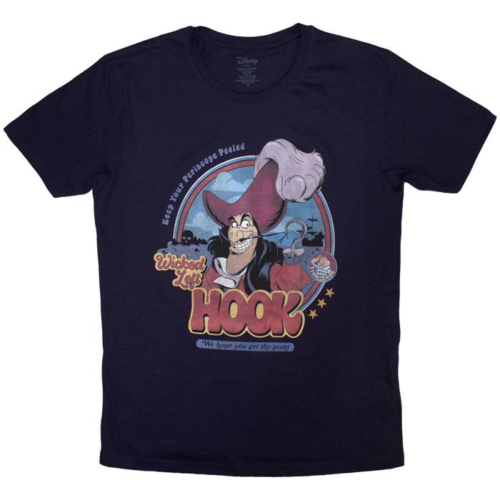 Disney Unisex T-Shirt: Peter Pan Wicked Left Hook (Modra) 222693