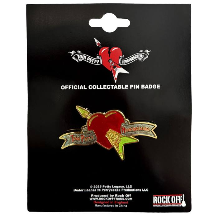 Tom Petty & The Heartbreakers Pin Badge Flying Heart 222710