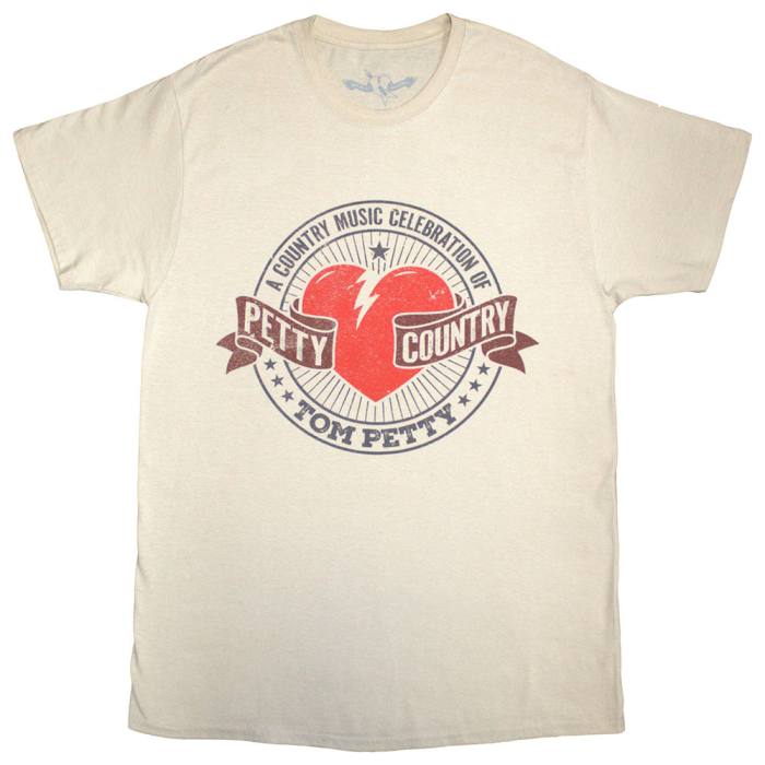 Tom Petty & The Heartbreakers Unisex T-Shirt: Petty Country (Sand) 222751