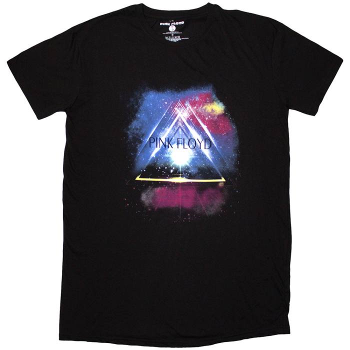 Pink Floyd Ženska T-Shirt Obleka: Space Prism (Black) 222757