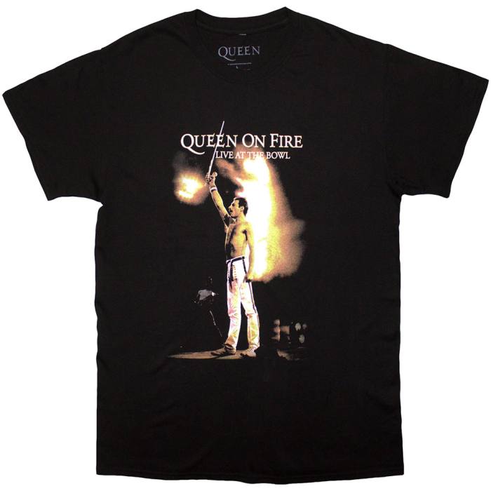 Queen Unisex T-Shirt: Live At The Bowl (črna) 222946