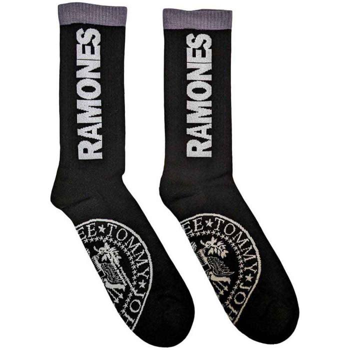 Ramones Unisex Terry Socks: Presidential Seal (Black) (UK Size 4 - 7) 222994