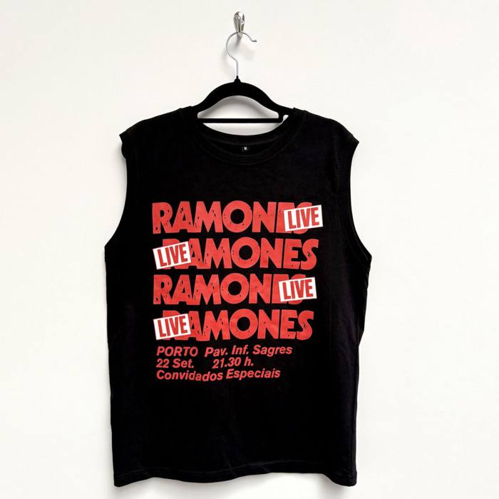 Ramones Unisex Tank T-Shirt: Concert (Black) 223007