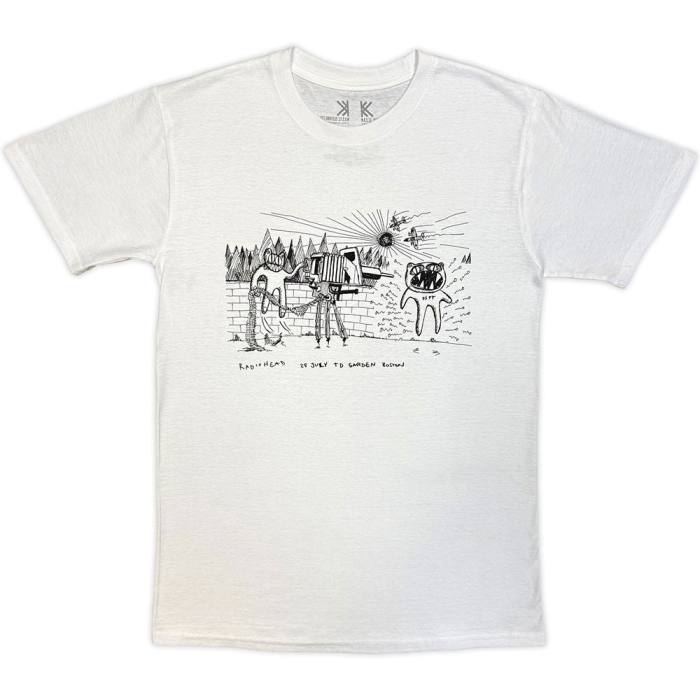 Radiohead Unisex Organic T-Shirt Despot (bela) 223110