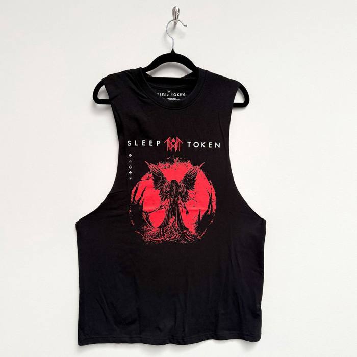 Sleep Token Unisex Vest T-Shirt: Take Me Back To Eden (Black) 223449