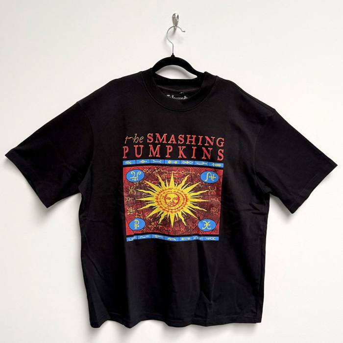 The Smashing Pumpkins Unisex Oversized Boxy T-Shirt: Sun Box (črna) 223486