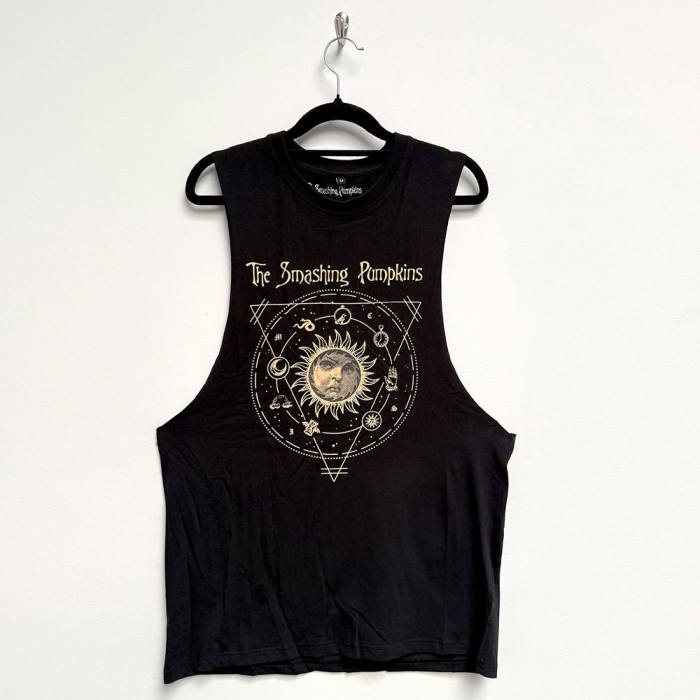 The Smashing Pumpkins Unisex Vest T-Shirt: Celestial Sun (črna) 223498