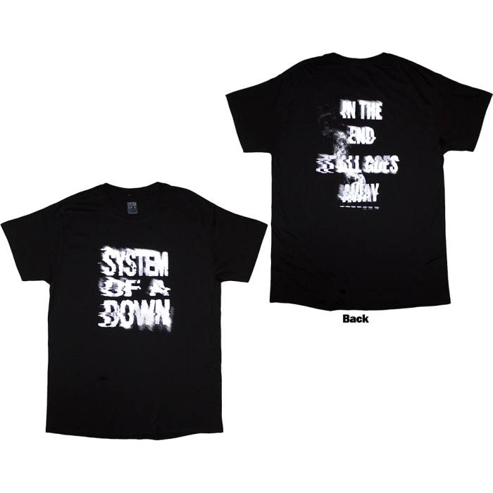 System Of A Down Unisex T-Shirt: All Goes Away (črna, back print) 223504