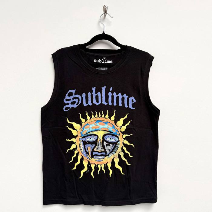 Sublime Unisex Tank T-Shirt: Sun Logo (črna) 223773