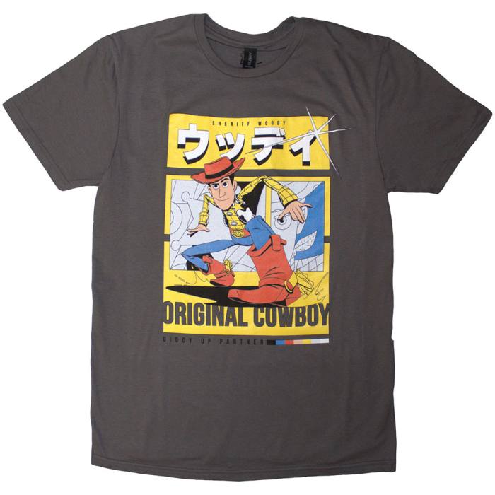 Disney Unisex T-Shirt Toy Story Original Cowboy (Charcoal Grey) 223938