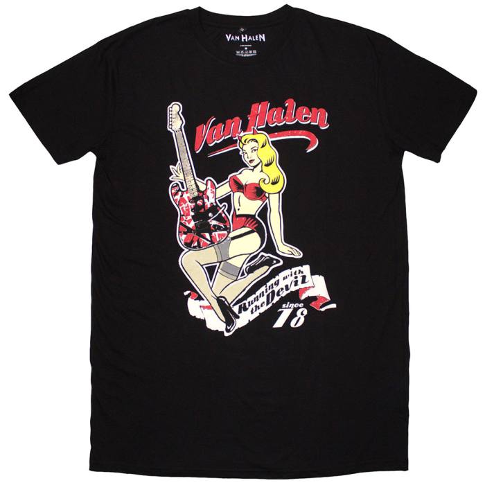 Van Halen Running With The Devil T-Shirt Obleka 223992