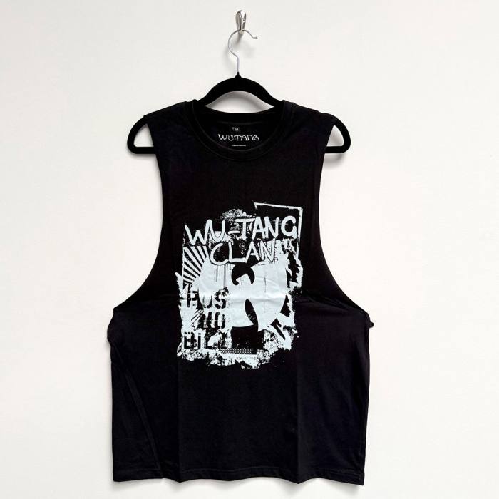 Wu-Tang Clan Unisex Vest T-Shirt: Graffiti (Črna) 224135