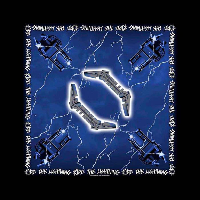 Metallica Unisex Bandana Ride The Lightning 225499