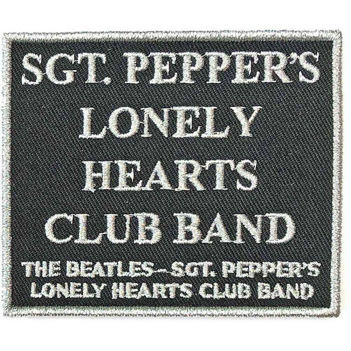 The Beatles Standard Patch: Sgt. Pepper's Black 226109