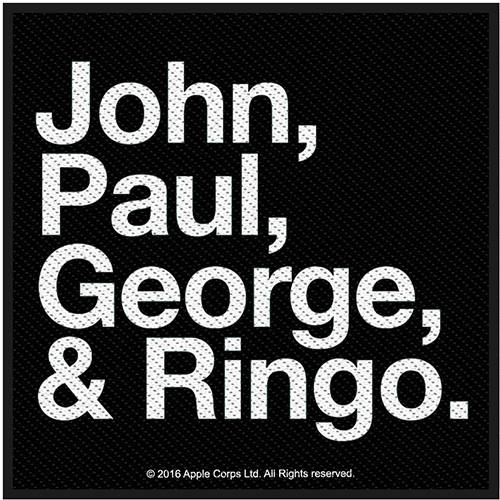 The Beatles Standard Patch: Jon, Paul, George & Ringo 227386