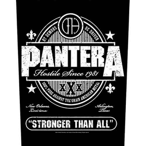 Stronger Than All - Našitek Veliki Hrbtni 228941